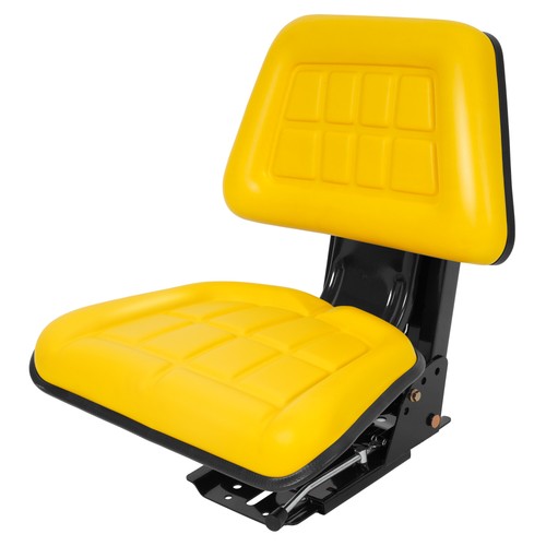 DURAFORCE Yellow Tractor Suspension Seat For John Deere 5200 5210 5300 Massey Ferguson