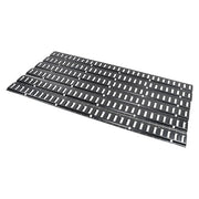 DURAFORCE Heavy Duty 6 Pack 5FT E Track Rails Carbon Steel Black Powder Coated Universal
