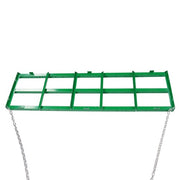 DURAFORCE 6 FT Yard Drag Harrow Grader Rake w/ 4 FT Chain For universal ATV/UTV/Tractor