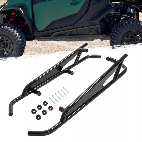 DURAFORCE Side Nerf Bar Rock Sliders Tree Kicker For Can Am Maverick X3 2017-2024 2-Seater