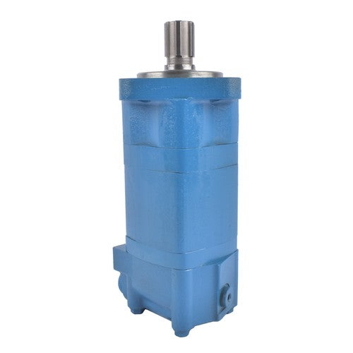 DURAFORCE Blue Hydraulic Motor 4 Holes Replacement for Skid Steer Rotary Tiller BM5-400