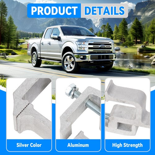 Truck Cap Topper Camper Shell Mounting Clamps Heavy Duty Aluminum 4 PCS