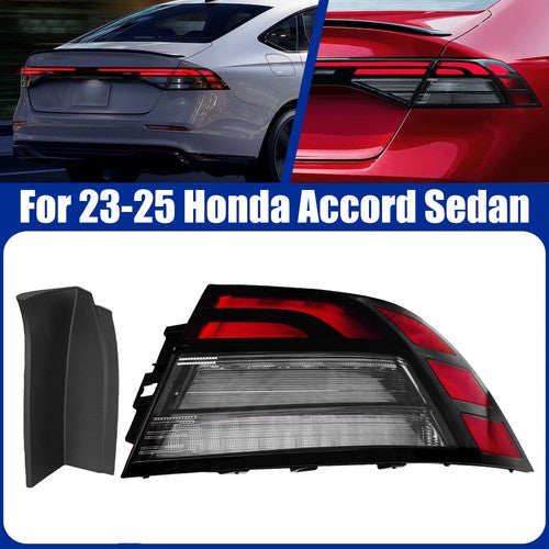 DURAFORCE Right Rear Outer Tail Light Lamp Passenger Side for 2023 2024 2025 for Honda Accord