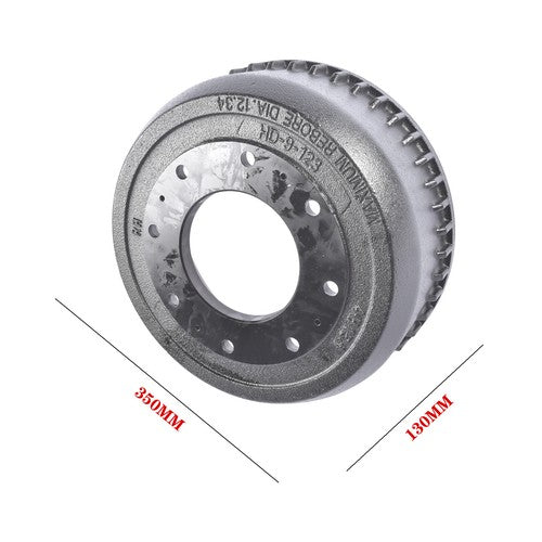DURAFORCE Brake Drum Fits 9K-10K lbs. Trailer Axle 4-3/4'' Hub Pilot 7-1/2" Bolt Circle