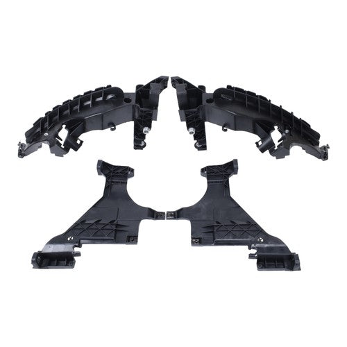 DURAFORCE 4PCS Front Headlight Mount Support Plate Bracket For Audi A4 S4 2013-2015 2016
