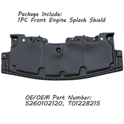 DURAFORCE For Toyota Corolla 2017 18 2019 Bumper Splash Shield Front 5260102120 TO1228215