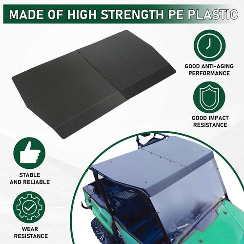 DURAFORCE 2-Piece Hard Roof Top For Honda Pioneer 1000 SXS1000M3 3-Seat Model 2016-2019