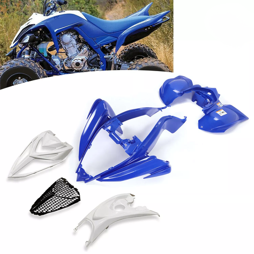 DURAFORCE New For YAMAHA Raptor 700 2006-2024 Plastics Bodywork Fenders COMPLETE SET BLUE