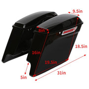 DURAFORCE For Harley Sportster 04-14 Stretched Extended Hard Saddlebags Conversion Bracket