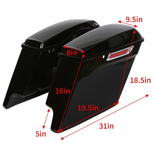 DURAFORCE For Harley Sportster 04-14 Stretched Extended Hard Saddlebags Conversion Bracket
