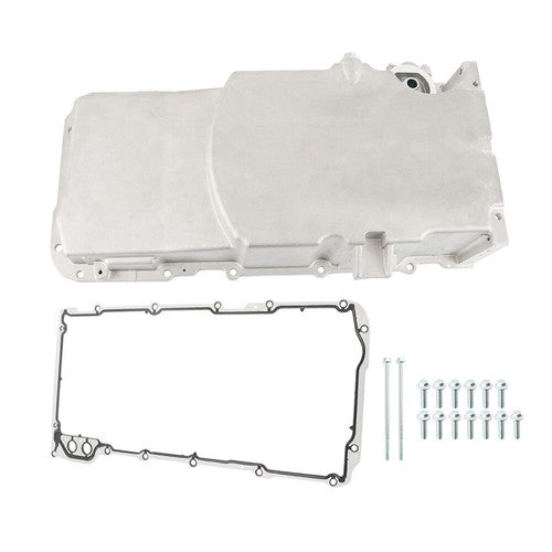 DURAFORCE For Chevy Corvette Base Convertible 2-Door 6.0L 6.2L 2005-2013 Silver Oil Pan