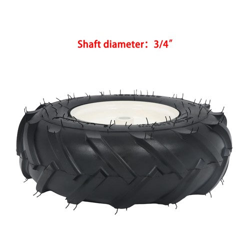 DURAFORCE 13x5.00-6 inch Lawn Mower Tires and Wheels (3/4'inch Axle Diameter) 2pcs