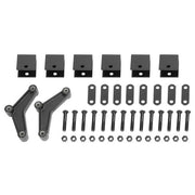 DURAFORCE New Tandem Trailer Axle Shackle Kit Heavy Duty Steel for Double Eye Spring US