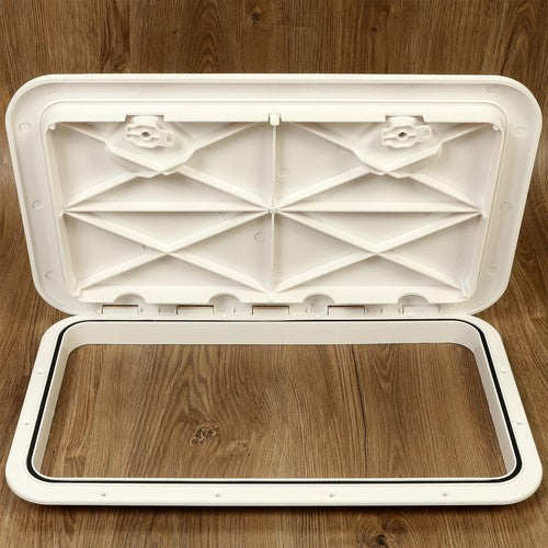 DURAFORCE 2pcs Marine Access Hatch Marine Boat Hatch Lid Deck Access Hatch & Lid 24" X 14"