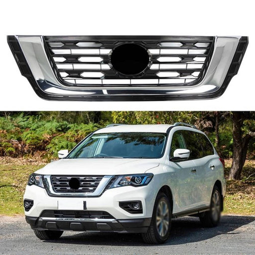 DURAFORCE Brand New For Nissan Pathfinder 2017-2020 Front Bumper Upper Grille Assembly ABS