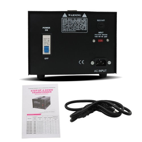 DURAFORCE Voltage Converter Transformer Step Up/Down 110v to 220v/220v to 110v 1000W