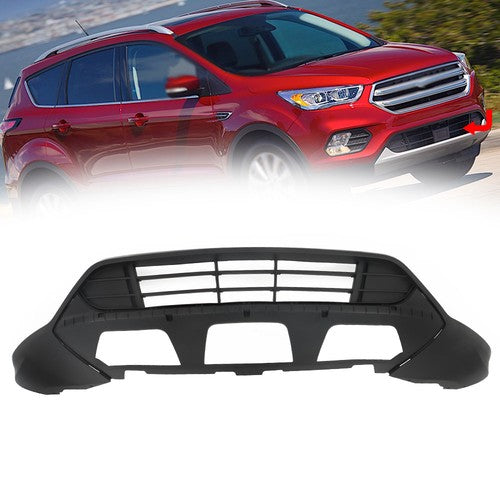DURAFORCE Fit For Ford Escape 2017-2019 Textured Front Lower Bumper Cover Fascia Plastic