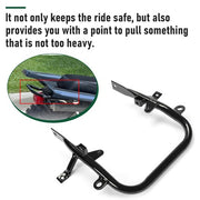 DURAFORCE Black Rear Grab Bar Bumper Grab Bar For 1987 1988 1989-2006 Yamaha Banshee 350
