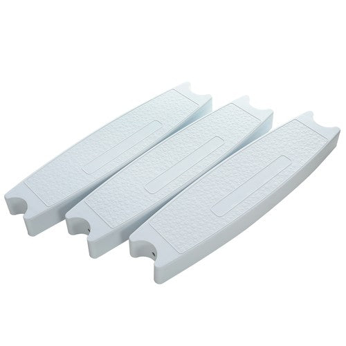 DURAFORCE 3pcs Universal 18" Swimming Pool Ladder Steps Molded Rung Pedal Accessory Tread