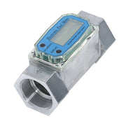 DURAFORCE 1.5inch 10.5-74 GPM Digital Turbine Flow Meter For Liquid Flow Meter
