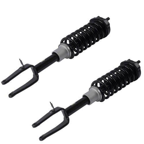 DURAFORCE Pair Front Shock & Coil Spring Assembly For Mercedes W211 S211 E350 4Matic 06-09