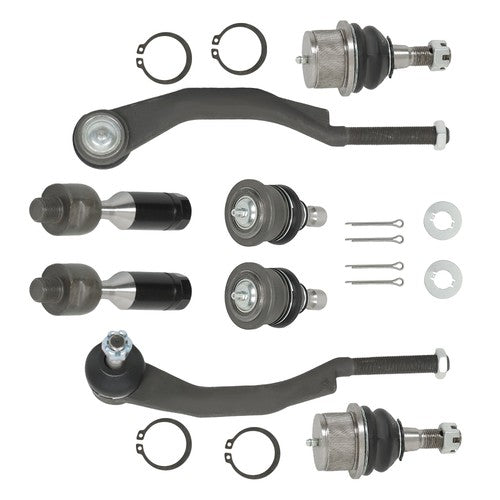 DURAFORCE For Chevrolet GMC 2002-07 V8/L6 8× Inner&Outer Tie Rods Upper Lower Ball Joints