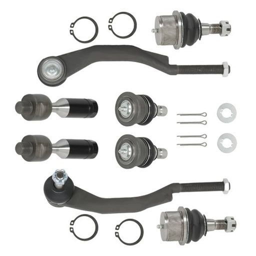 DURAFORCE For Chevrolet GMC 2002-07 V8/L6 8× Inner&Outer Tie Rods Upper Lower Ball Joints