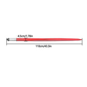 DURAFORCE For Tractors Loaders 2pcs Hay Bale Spear 43" 3000 lbs Capacity Spike Fork