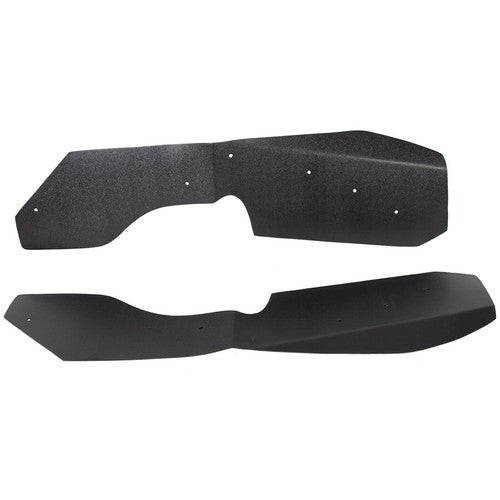 DURAFORCE Fender Flares / Extensions Black Plastic For 2009-2014 Polaris RZR S 800