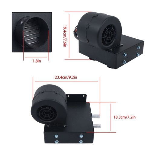 DURAFORCE Cab Heater Kit with Defrost For 2014 2015 2016-2020 Polaris Ranger 570 Mid Size