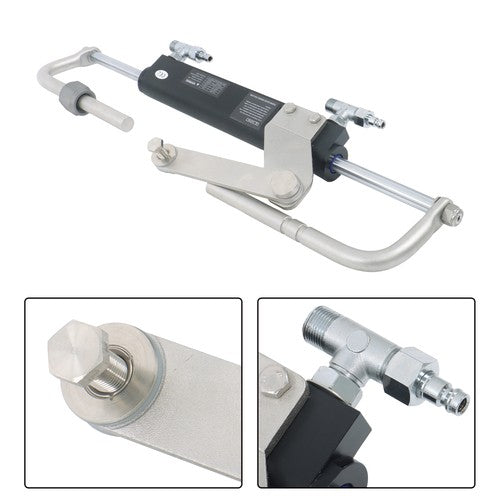 DURAFORCE NEW 90HP Hydraulic Outboard Steering Kit With 20ft High Strength Nylon Hose