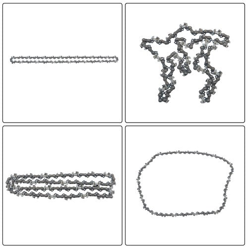 DURAFORCE Chainsaw Chain 16 Inch 3/8LP .050 Alloy Rounded 56 knots Sawwood Chain