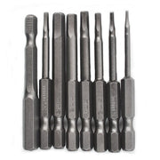 DURAFORCE Metric mm Hex Head Allen Bit Set 8 Piece Quick Connect Shank Impact Driver Drill