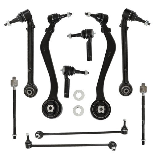 DURAFORCE Front Lower Control Arms Tie Rods Sway Bars 10Pc For Chevy Camaro 10-15 New