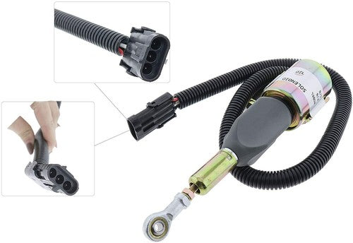 DURAFORCE 24V Fuel Solenoid 3935432 Fits For Cummins 6BT 5.9L