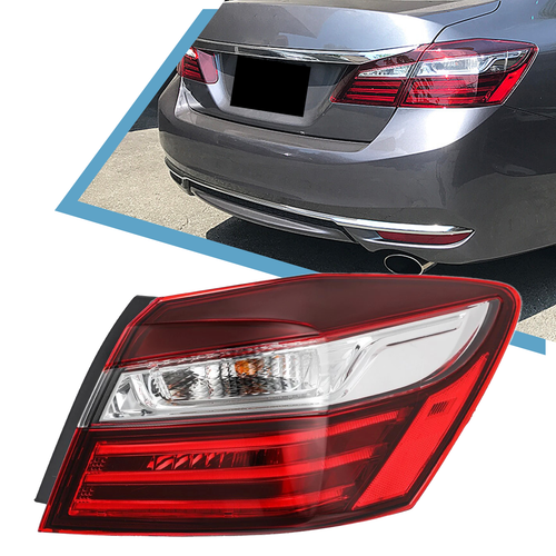 DURAFORCE Tail Light Brake Lamp for Honda Accord 2016-2017 Outer Rear Right Passenger Side