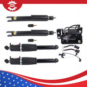 DURAFORCE 4× Air Shock Struts Front & Rear + 1× Compressor Pump For Cadillac Chevrolet GMC