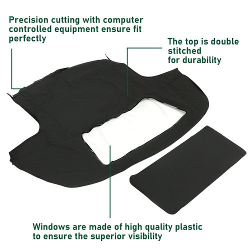 DURAFORCE For Geo Metro Pontiac Firefly Suzuki Swift 90-93 Convertible Soft Top Sailcloth
