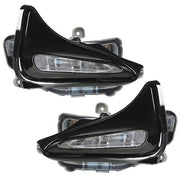 DURAFORCE Right+Left Side For 17-19 Toyota Corolla LE Fog Lights Assembly w/ Wiring+Switch