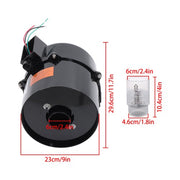 DURAFORCE Replaces 6310220F Pool Blower 6310241 1HP 120V Spa Air Blower 2.6A Silencer Kit