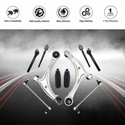 DURAFORCE 10Pc Front Lower Aluminum Control Arm Suspension Kit Fit For Honda Odyssey 05-10