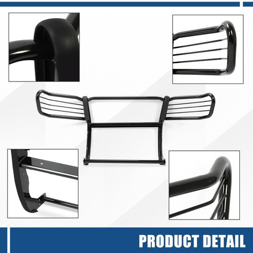 Brush Grille Guard Reinforcement Steel For Toyota Tacoma 2005 2015 Powder Coated