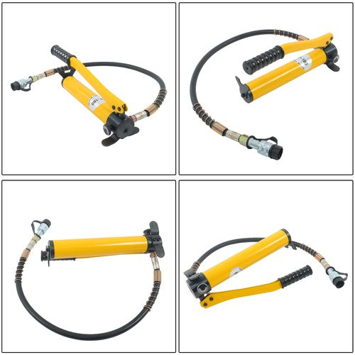 DURAFORCE 20T Low Profile Hydraulic Jack Porta Power Kit + CP-180 Manual Hydraulic
