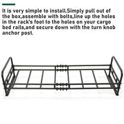 DURAFORCE Black Steel Cargo Rack For 2005-2018 Polaris Ranger 700, 800, 900, 1,000