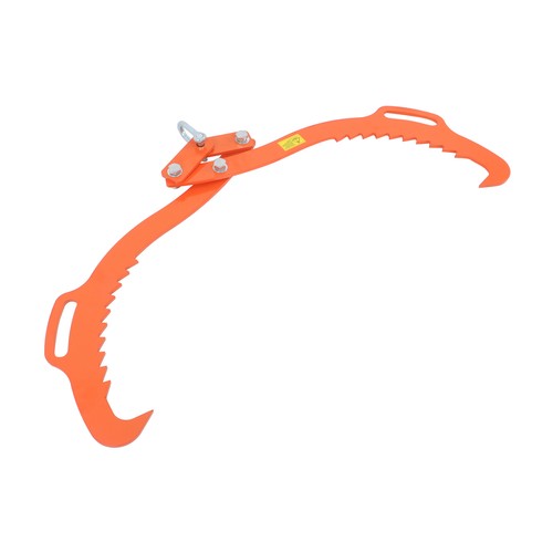 DURAFORCE Heavy Duty Claw Hook 2 Claw Timber Log Lifting Tongs For Lumber Skidding 32 Inch