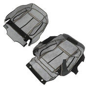 DURAFORCE NEW For Hummer H3 2006-10 Driver Seat Cover Cushion+Backrest Black Leather