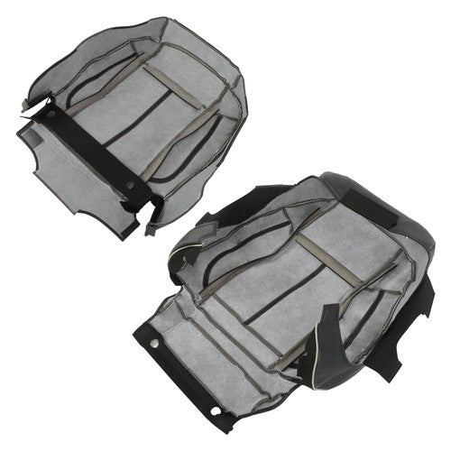 DURAFORCE NEW For Hummer H3 2006-10 Driver Seat Cover Cushion+Backrest Black Leather