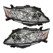 DURAFORCE Front Headlights Headlamps For 10-12 Lexus RX350 Left+Right Side w/AFS HID/Xenon