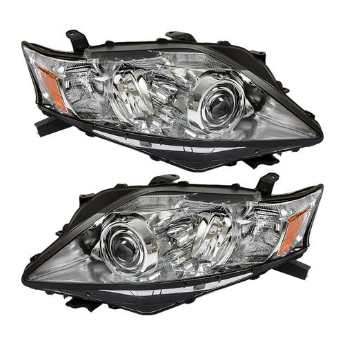 DURAFORCE Front Headlights Headlamps For 10-12 Lexus RX350 Left+Right Side w/AFS HID/Xenon
