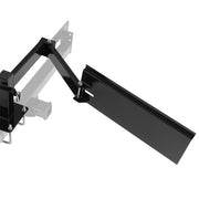 DURAFORCE For Grilling Universal Powder Coated Black Bumper-Mounted Swing Arm Assembly